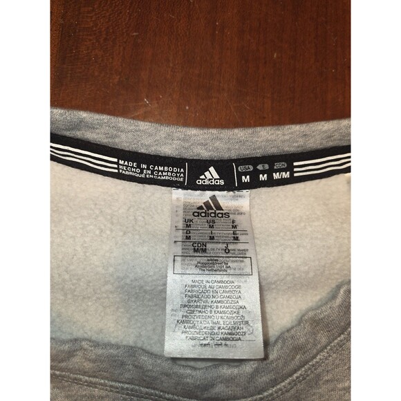 Adidas Crewneck Sweatshirt Men's M Gray SoCon Athletics NCAA Southern Football - Picture 3 of 6